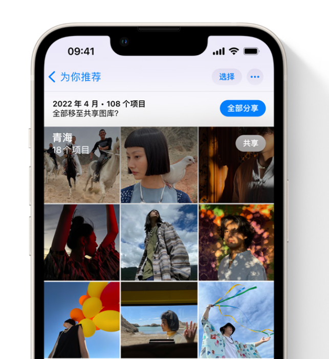 烈山苹果维修网点分享在 iPhone 上使用共享图库 