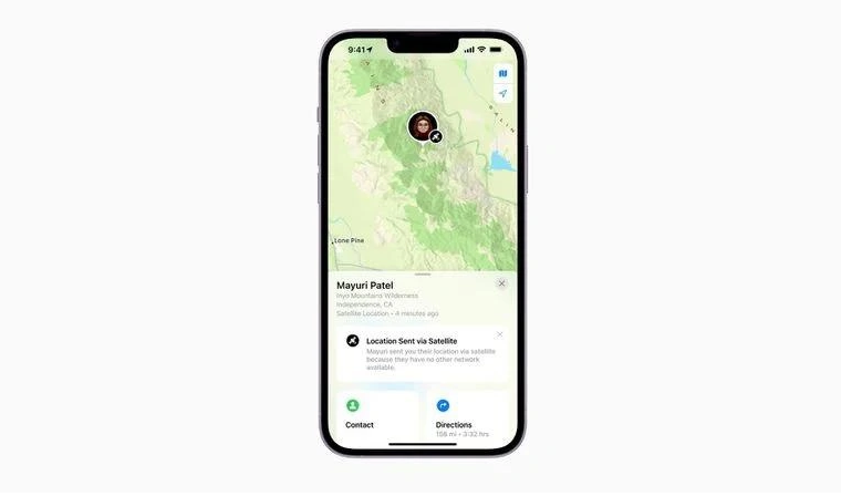 烈山苹果14维修分享iPhone14系列中 FindMy功能通过卫星分享位置方法教程 